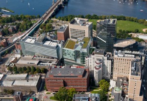 Massachusetts General Hospital With Charles River in the Background