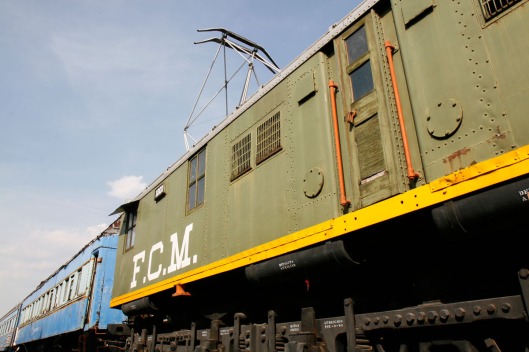 Electric Locomotive Powered by Cable