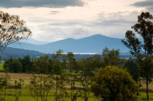 View of Lake Pátzcuaro from the Highway Entering the Town of Pátzcuaro