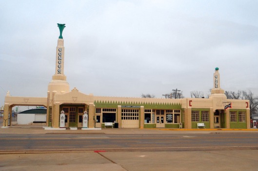 Art Deco Gas Station, Shamrock, TX